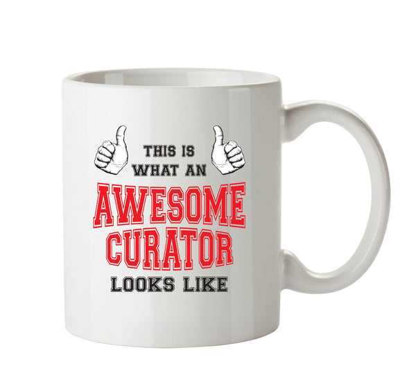 Awesome CURATOR Office Mug FUNNY – printed mug product image 1