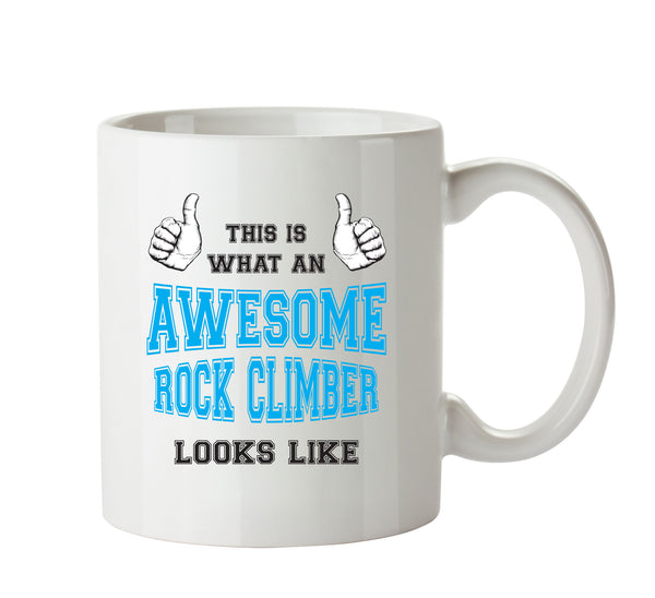 Awesome Rock Climber Office Mug FUNNY – printed mug product image 1