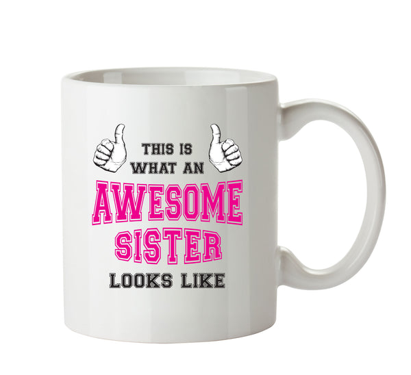 Awesome Sister Office Mug FUNNY – printed mug product image 1