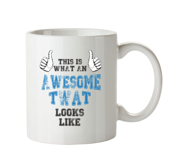 Awesome Twat Printed Office Mug Adult Mug – printed mug product image 1