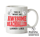 Awesome Beachballer Office Mug FUNNY