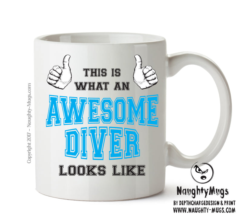 Awesome Diver Office Mug FUNNY
