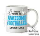 Awesome Footballer Office Mug FUNNY