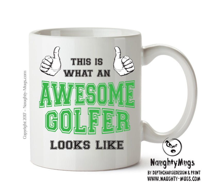 Awesome Golfer Office Mug FUNNY