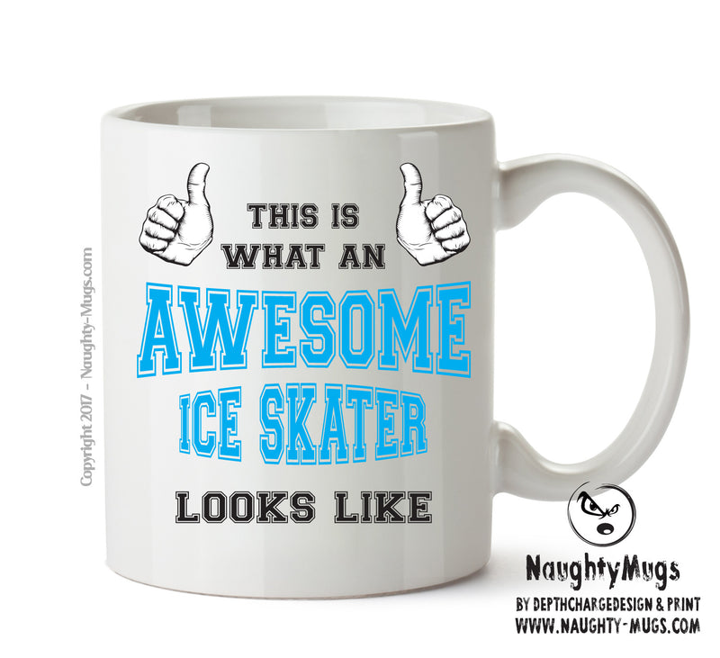 Awesome Ice Skater Office Mug FUNNY