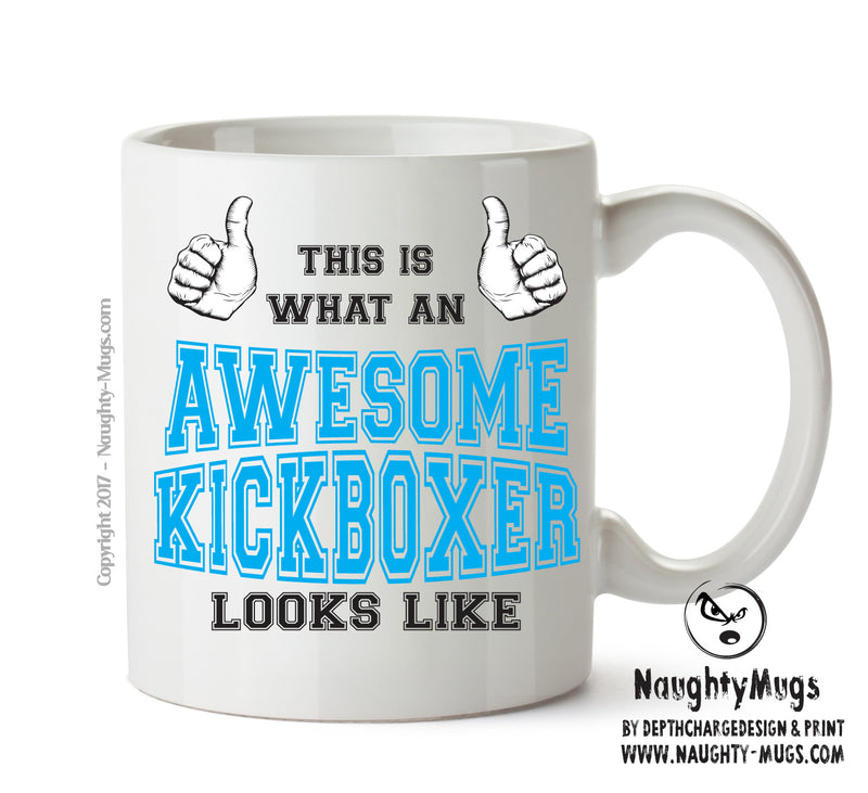 Awesome Kickboxer Office Mug FUNNY