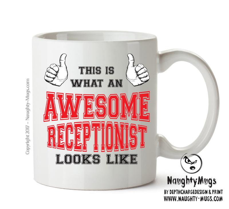 Awesome Receptionist Office Mug FUNNY