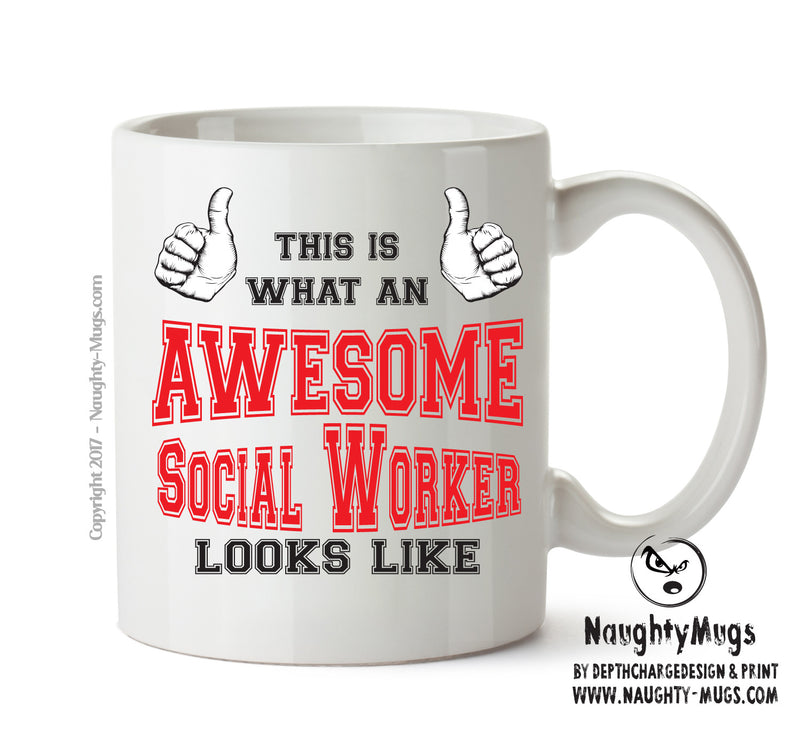 Awesome Social Worker Office Mug FUNNY