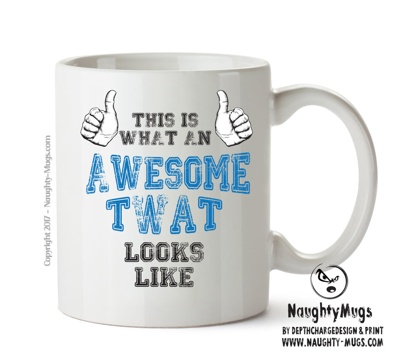 Awesome Twat Printed Office Mug Adult Mug