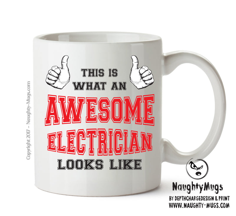 Awesome Electrician Office Mug FUNNY