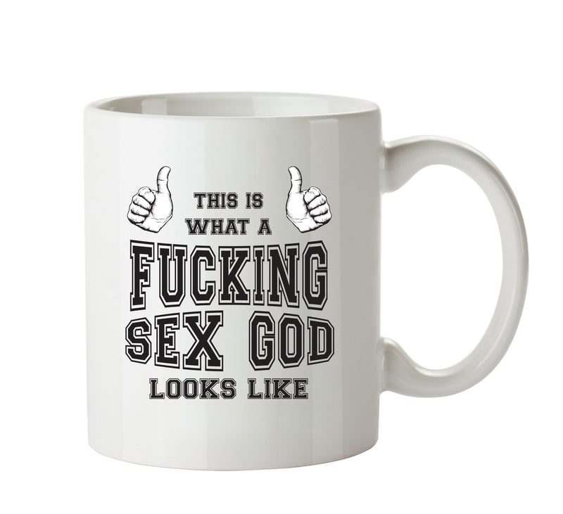 Awesome Fucking Sex God Office Mug FUNNY
