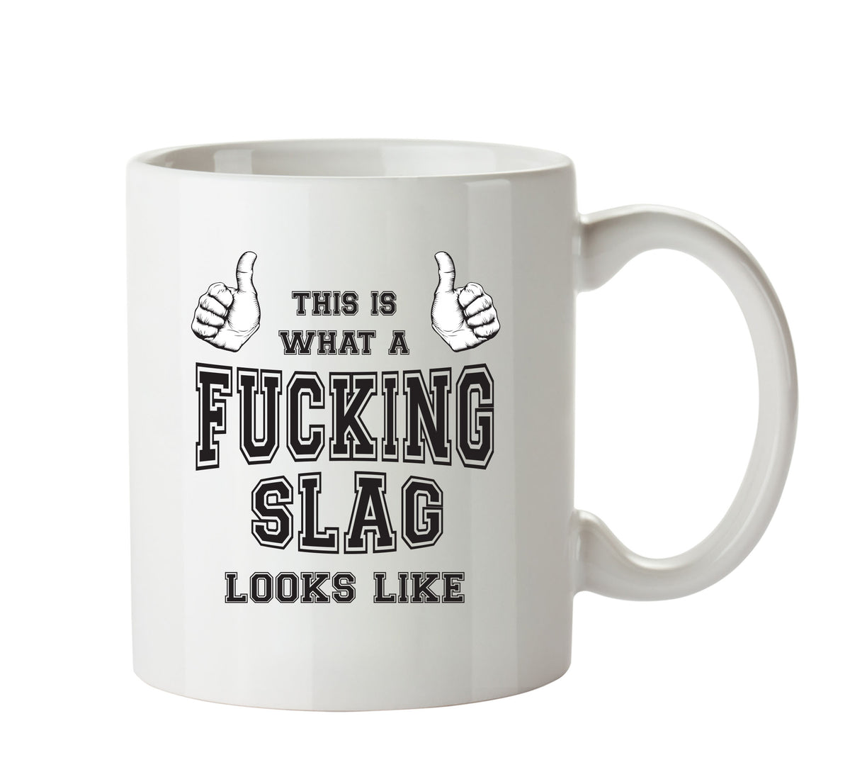 Awesome Fucking Slag Office Mug FUNNY – printed mug product image 1