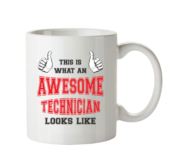 Awesome Technician Office Mug FUNNY – printed mug product image 1