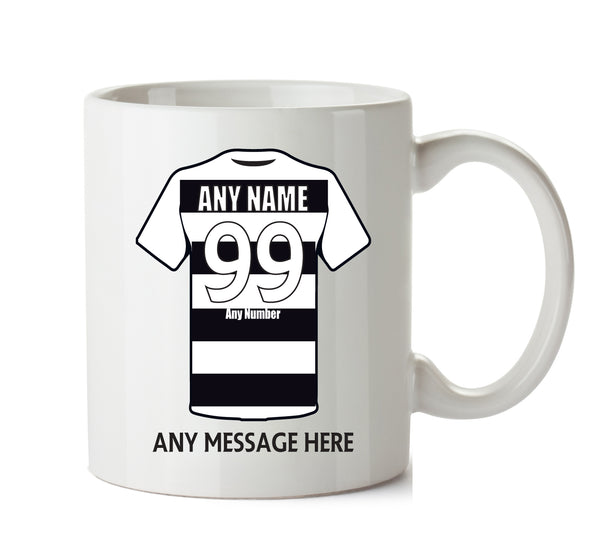 Ayr United Football Team Mug Personalised Birthday Age And Name – printed mug product image 1