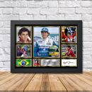 Ayrton Senna Limited Edition Signed Print