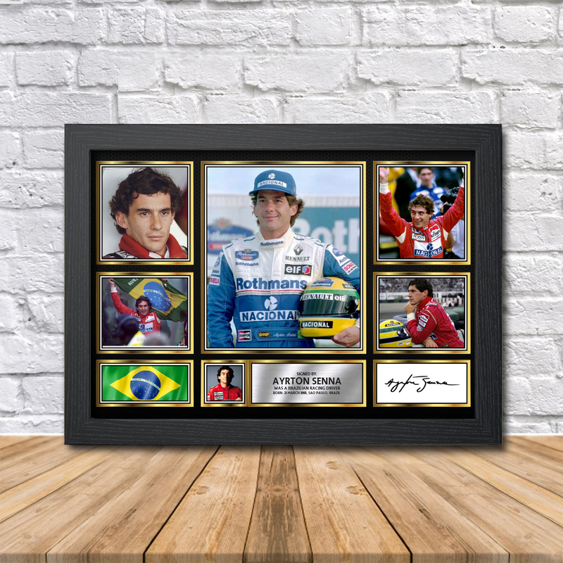 Ayrton Senna Limited Edition Signed Print