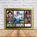 Ayrton Senna Limited Edition Signed Print