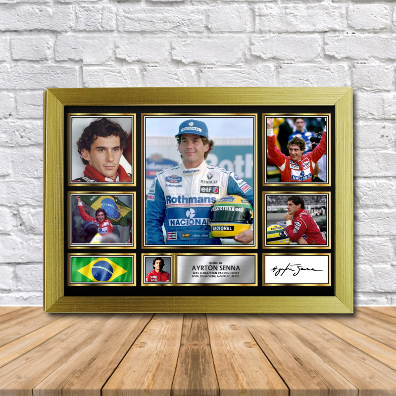 Ayrton Senna Limited Edition Signed Print