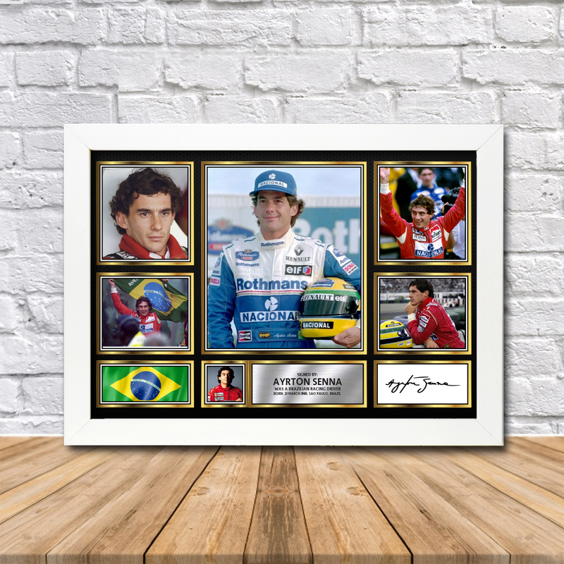 Ayrton Senna Limited Edition Signed Print