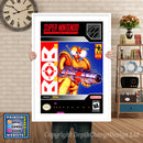 B.O.B. Super Nintendo GAME INSPIRED THEME Retro Gaming Poster A4 A3 A2 Or A1