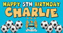 Custom Football Team Children's Birthday Banner Thick 2