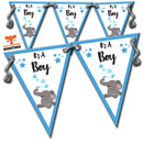 B10 Anna Bunting Its A Boy Personalised Bunting Premium Party Decorations  (Standard Bunting (14.8cm X 21cm))