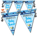 B37 Christening Day Blue Design 2 B Bunting Premium Party Decorations  (Standard Bunting (14.8cm X 21cm))