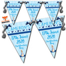 B62 Peter Rabbit Christening Bunting B Personalised Custom Bunting Premium Party Decorations  (Standard Bunting (14.8cm X 21cm))