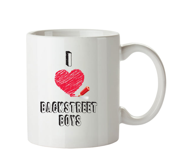 I Love BACKSTREET BOYS Celebrity Mug – printed mug product image 1