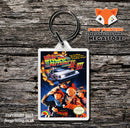 ATTACK OF THE KILLER TOMATOES Retro NES Game Cover Art Gaming Keyring