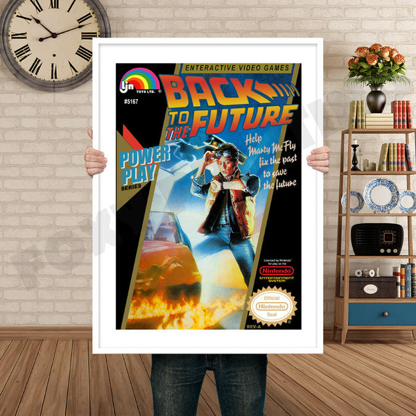 Back to the Future Retro Game Inspired Theme Nintendo NES Gaming