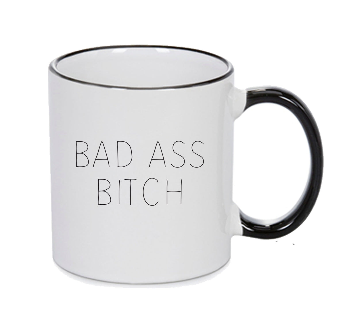 Bad Ass Bitch - Adult Mug – printed mug product image 1