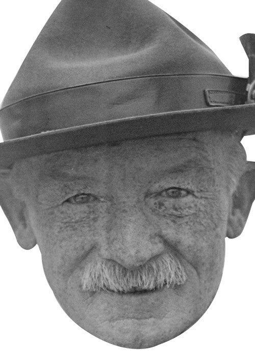 BADEN POWELL SCOUTS FOUNDER Celebrity Face Mask Fancy Dress Cardboard Costume Mask