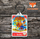 BAD DUDES Retro NES Game Cover Art Gaming Keyring