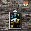 BAD STREET BRAWLER Retro NES Game Cover Art Gaming Keyring