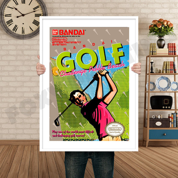 Bandai Golf Retro Game Inspired Theme Nintendo NES Gaming