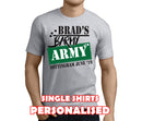 Barmy Army Green Custom Stag T-Shirt - Any Name - Party Tee