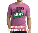 Barmy Army Green Custom Stag T-Shirt - Any Name - Party Tee