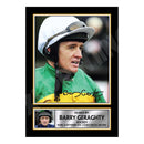 BARRY GERAGHTY Limited Edition Horse Racer Signed Print - Horse Racing