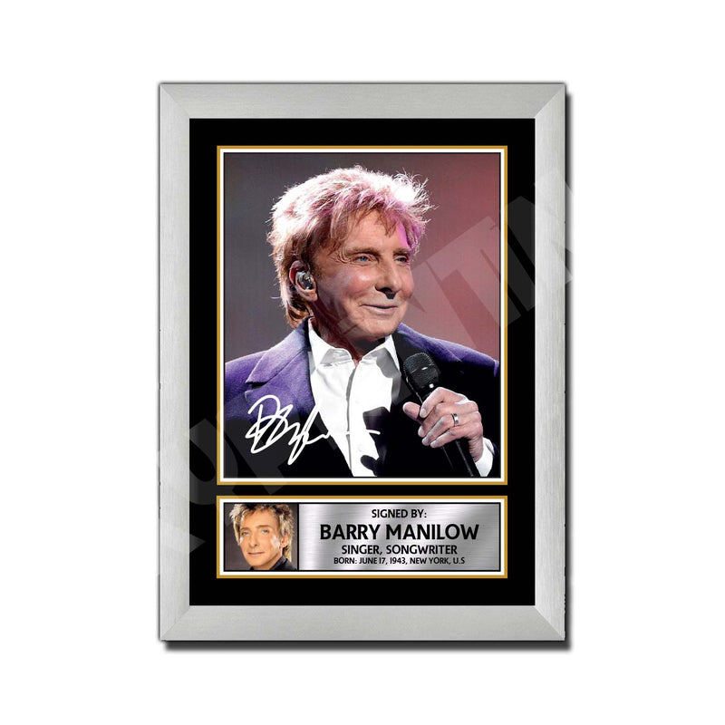 BARRY MANILOW (1) Limited Edition Music Signed Print
