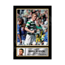 BARRY ROBSON Limited Edition Football Player Signed Print - Football