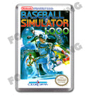 Baseball Simulator 1000 Retro Nintendo NES Game Inspired Fridge Magnet 55