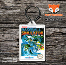 BASEBALL Retro NES Game Cover Art Gaming Keyring