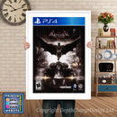 BATMAN ARKHAM KNIGHT GAME INSPIRED THEME PS4 GAME INSPIRED THEME Retro Gaming Poster A4 A3 A2 Or A1