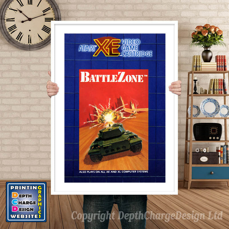 BATTLEZONE ATARI XE Atari XE GAME INSPIRED THEME Retro Gaming Poster A4 A3 A2 Or A1