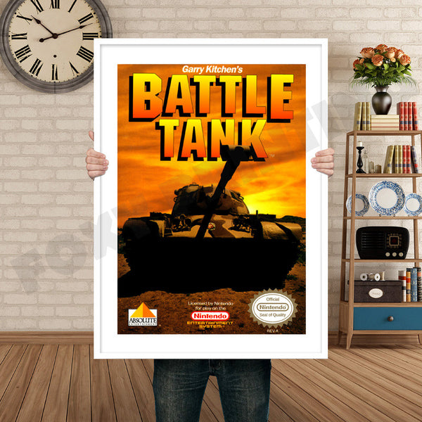 Battle Tank Retro Game Inspired Theme Nintendo NES Gaming