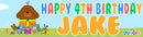 Hey Duggee Children's Birthday Banner Thin