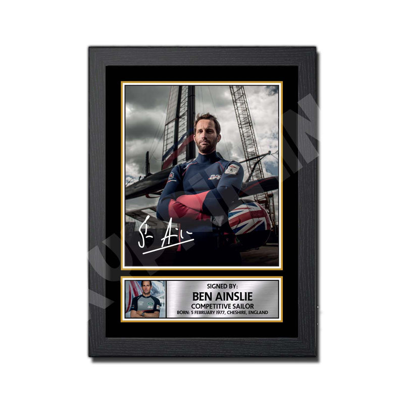 BEN AINSLIE (1) Limited Edition Athletics Signed Print - Athletic