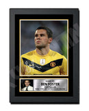 BEN FOSTER 2 Limited Edition Football Player Signed Print - Football