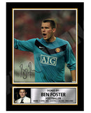 BEN FOSTER (1) Limited Edition Football Player Signed Print - Football